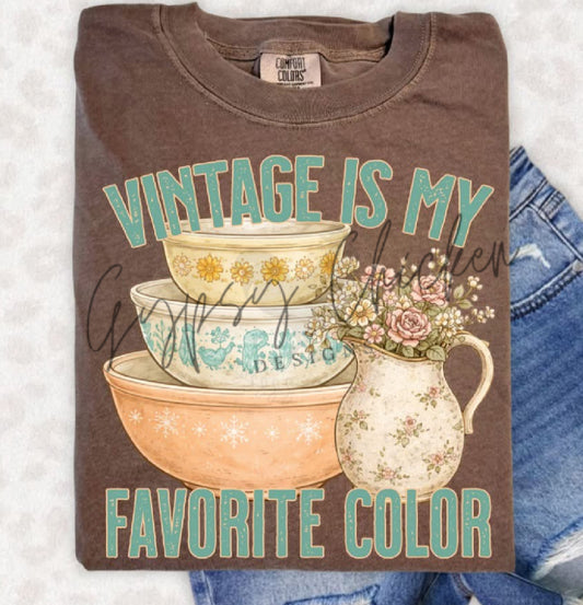 Vintage is My Favorite Color